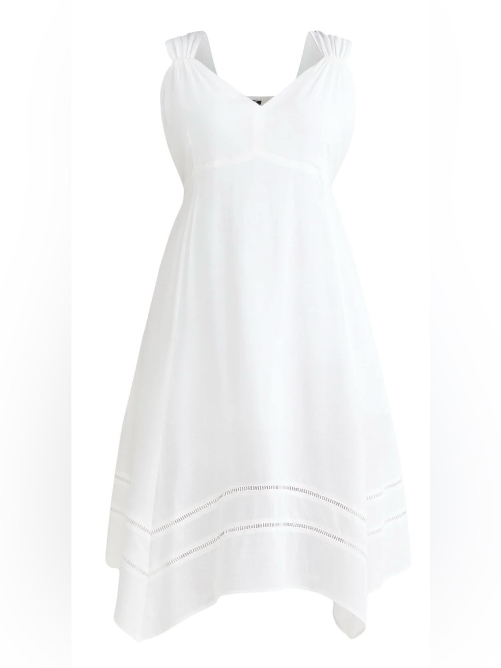 Terra and Sky women plus Black Label Handkerchief Hem Midi Dresses, size 3X,4X - Picture 4 of 4
